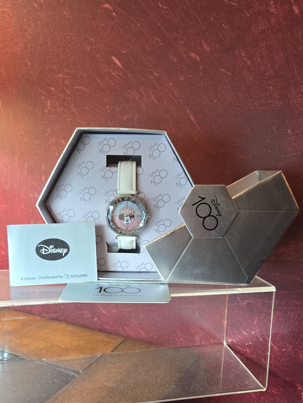 RARE: Vtg 100 Years Of Wonder Disney Mickey Mouse Watch - NIP
